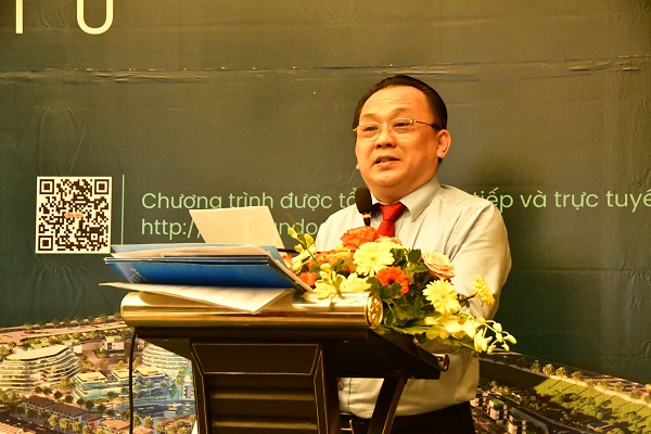Ông Lê Hữu Hoàng- UVBTV Tỉnh ủy, Phó Chủ tịch UBND tỉnh Khánh Hòa phát biểu.