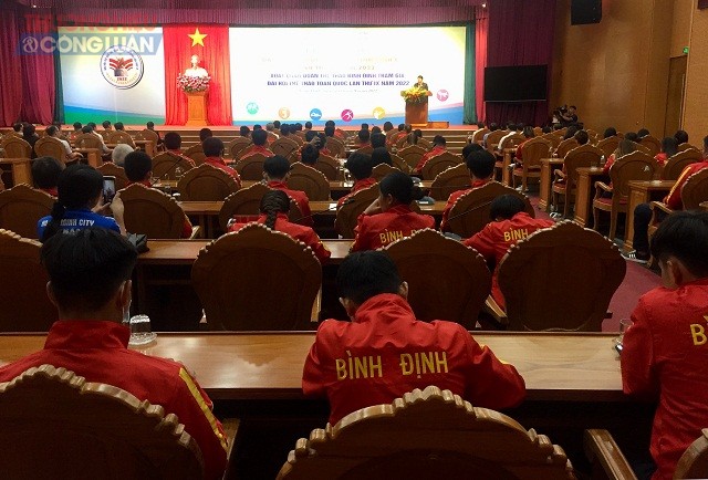 Quang cảnh Lễ Bế mạc Đại hội TDTT tỉnh Bình Định lần thứ IX - năm 2022.