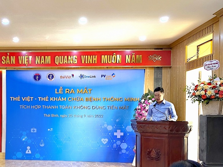 Ông Nguyễn Phú Dũng – Phó Giám đốc Ngân hàng số PVcomBank phát biểu tại lễ ra mắt.