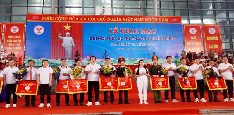 Vĩnh Phúc khai mạc Đại hội Thể dục Thể thao lần thứ VI