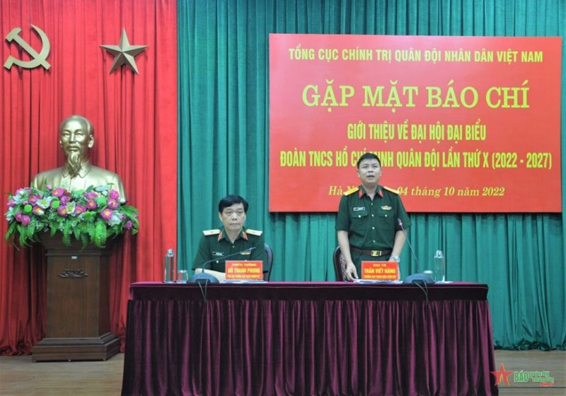 Đại hội Đoàn thanh niên quân đội lần thứ X diễn ra ngày 11 và 12/10