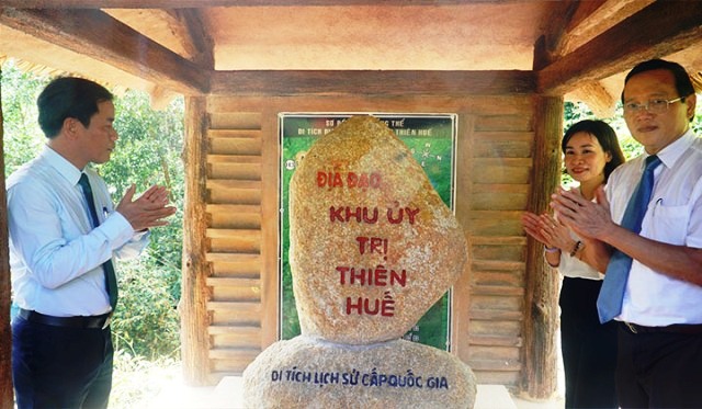 Khánh thành công trình địa đạo Khu ủy Trị Thiên Huế tại Khe Trái