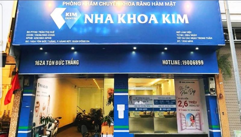 Hiện tại hệ thống Nha khoa Kim có 22 phòng khám gồm 15 cơ sở tại TP. Hồ Chí Minh, 1 cơ sở tại Hà Nội và một số cơ sở ở các tỉnh thành khác.