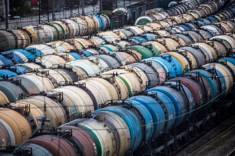 Các đoàn tàu chở dầu của Nga. Ảnh Getty Images