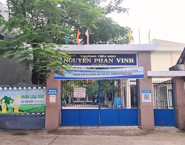 Trường Tiểu học Nguyễn Phan Vinh (quận Sơn Trà) nơi xảy ra vụ việc.