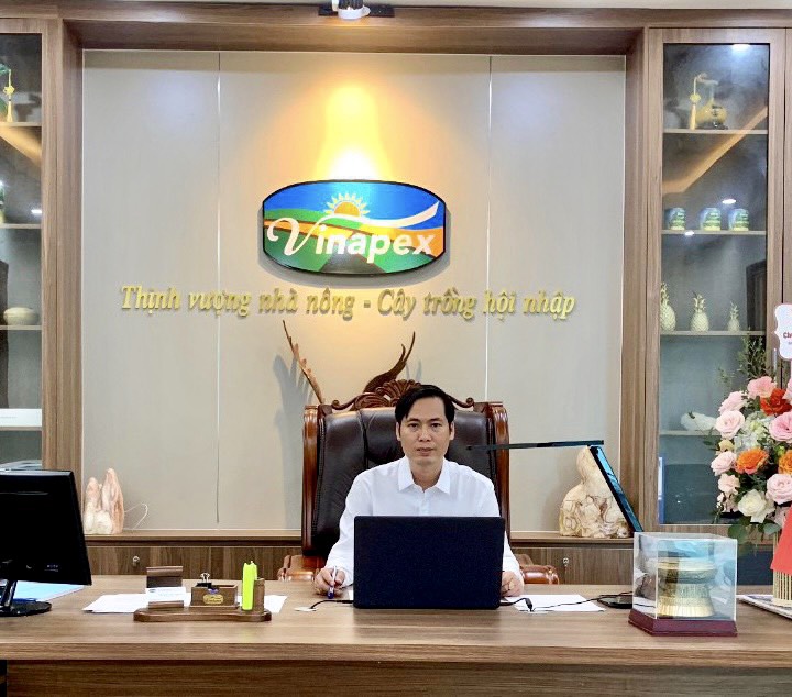 ông Nguyễn Văn Quỳnh, Chủ tịch Hội đồng quản trị kiêm Giám đốc Công ty cổ phần chế biến và xuất khẩu nông sản việt (Vinapex)