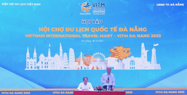 Họp báo Hội chợ Du lịch Quốc tế Đà Nẵng 2022.