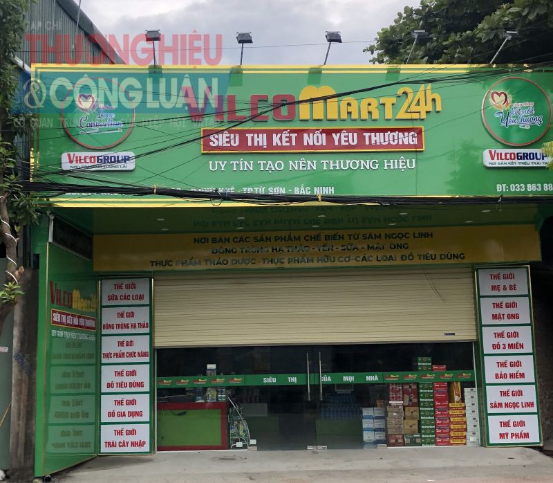 Siêu thị Vilco Mart24h bày bán nhiều sản phẩm không rõ nguồn gốc, xuất xứ tại Bắc Ninh