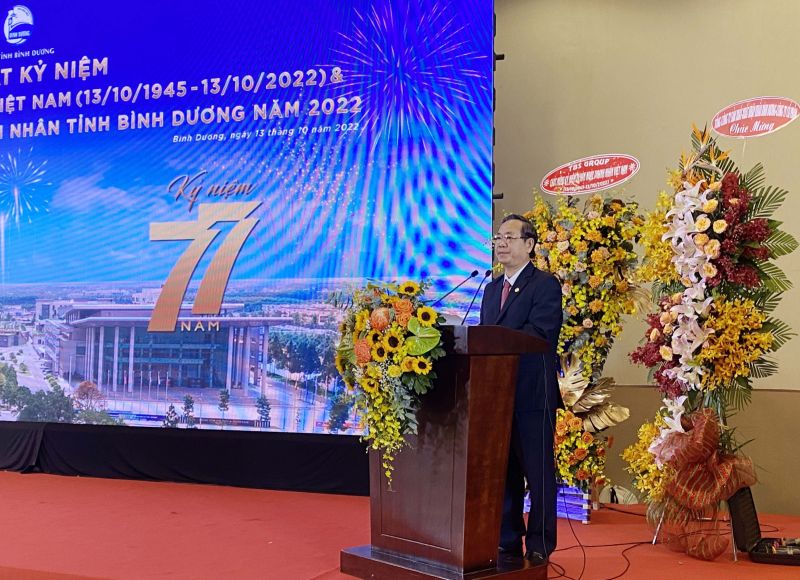 Ông Nguyễn Văn Dành phát biểu tại lễ kỷ niệm