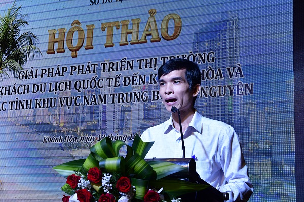 Ông Vũ Công Hiếu- P. Trưởng phòng Văn hóa thành phố Nha Trang phát biểu.