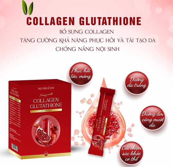 Sản phẩm nước uống đẹp da Collagen Glutathione