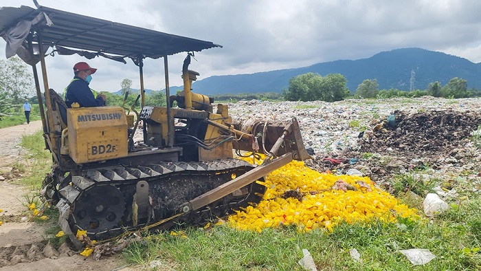 Số lượng hàng hóa vi phạm được cơ quan chức năng tiến hành tiêu hủy.