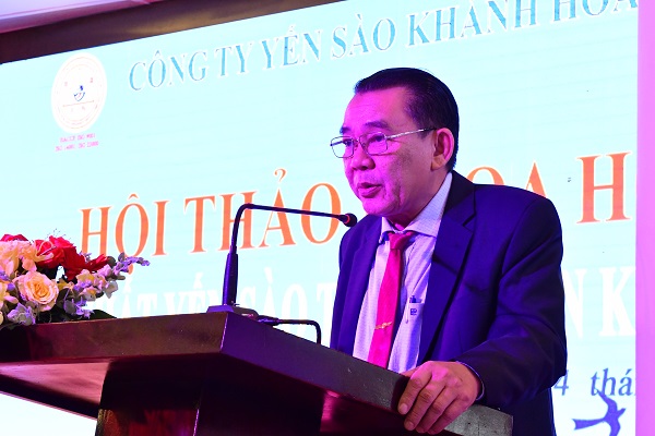 Ông Nguyễn Anh Hùng- Bí thư Đảng ủy, Chủ tịch HĐTV Công ty phát biểu khai mạc