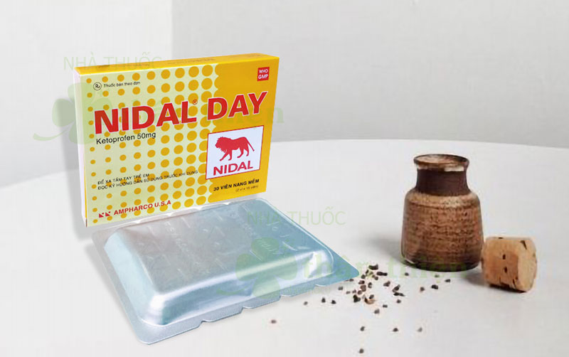Thu hồi lô thuốc viên nang mềm Nidal Day do kém chất lượng