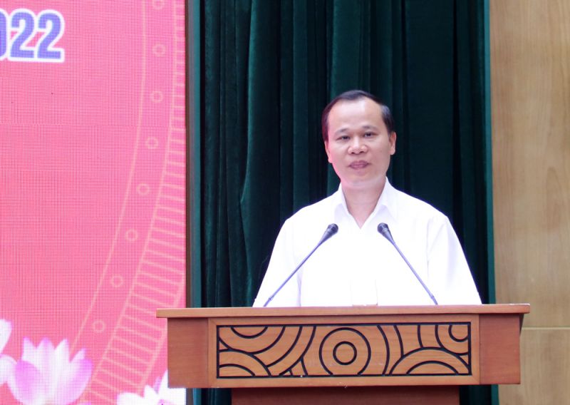 Ông Mai Sơn Phó Chủ tịch Thường trực UBND tỉnh Bắc Giang phát biểu tại buổi lễ.