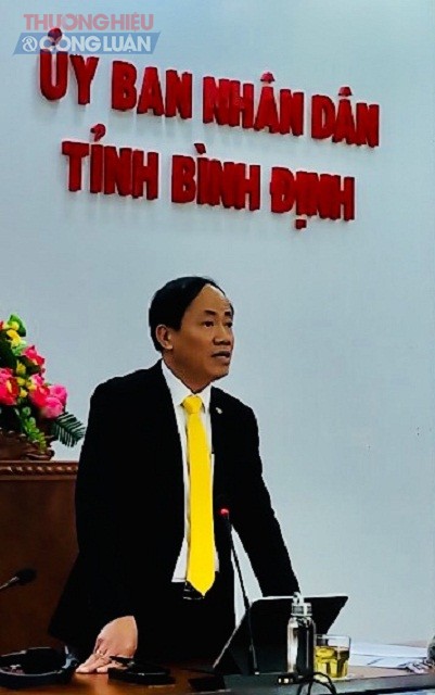 Ông Phạm Anh Tuấn phát biểu taị Hội thảo.