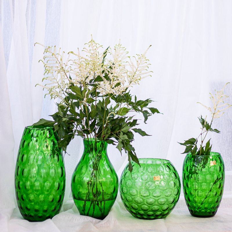 Lọ hoa pha lê Egermann Optika - sắc màu pha lê độc đáo