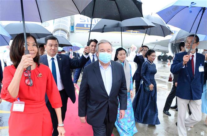 Tổng Thư ký Liên Hợp quốc António Guterres bắt đầu chuyến thăm chính thức Việt Nam