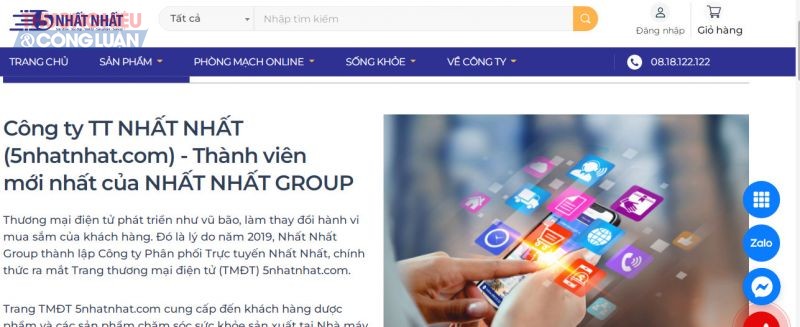 Công ty TT NHẤT NHẤT (5nhatnhat.com) - Thành viên của NHẤT NHẤT GROUP