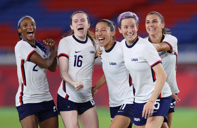 Đội tuyển Mỹ là ứng viên nặng ký cho chức vô địch World Cup 2023. Ảnh: Reuters