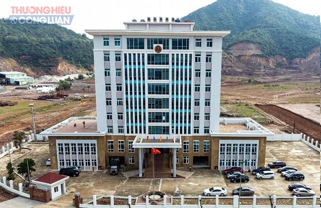 Trụ sở Cục Thuế tỉnh Bình Định, nơi diễn ra Chương trình Bấm nút lựa chọn và Công bố “Hóa đơn may mắn đợt 1 năm 2022”.