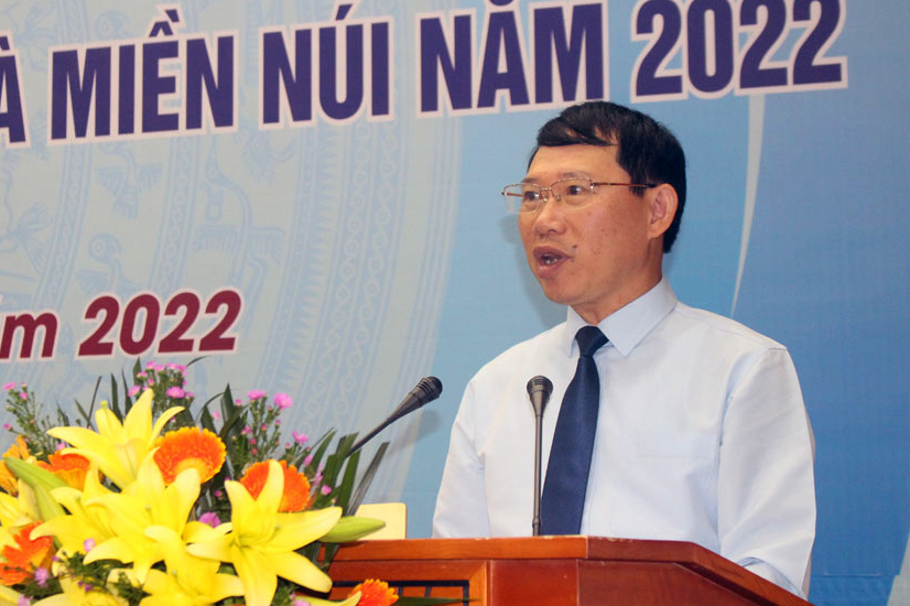 Ông Lê Ánh Dương phát biểu tại hội nghị