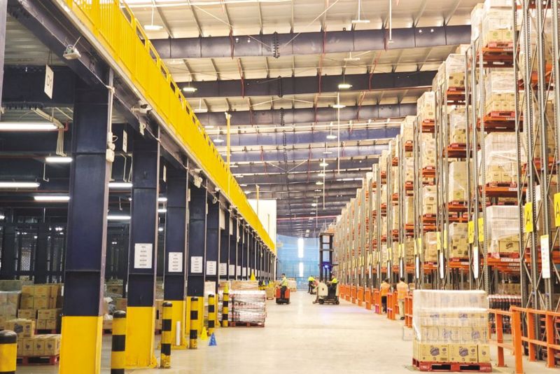 Hệ thống kho hàng có khả năng lưu trữ khoảng 70.000 vị trí pallet tại Công ty TNHH Linfox Logistics Việt Nam (KCN VSIP)