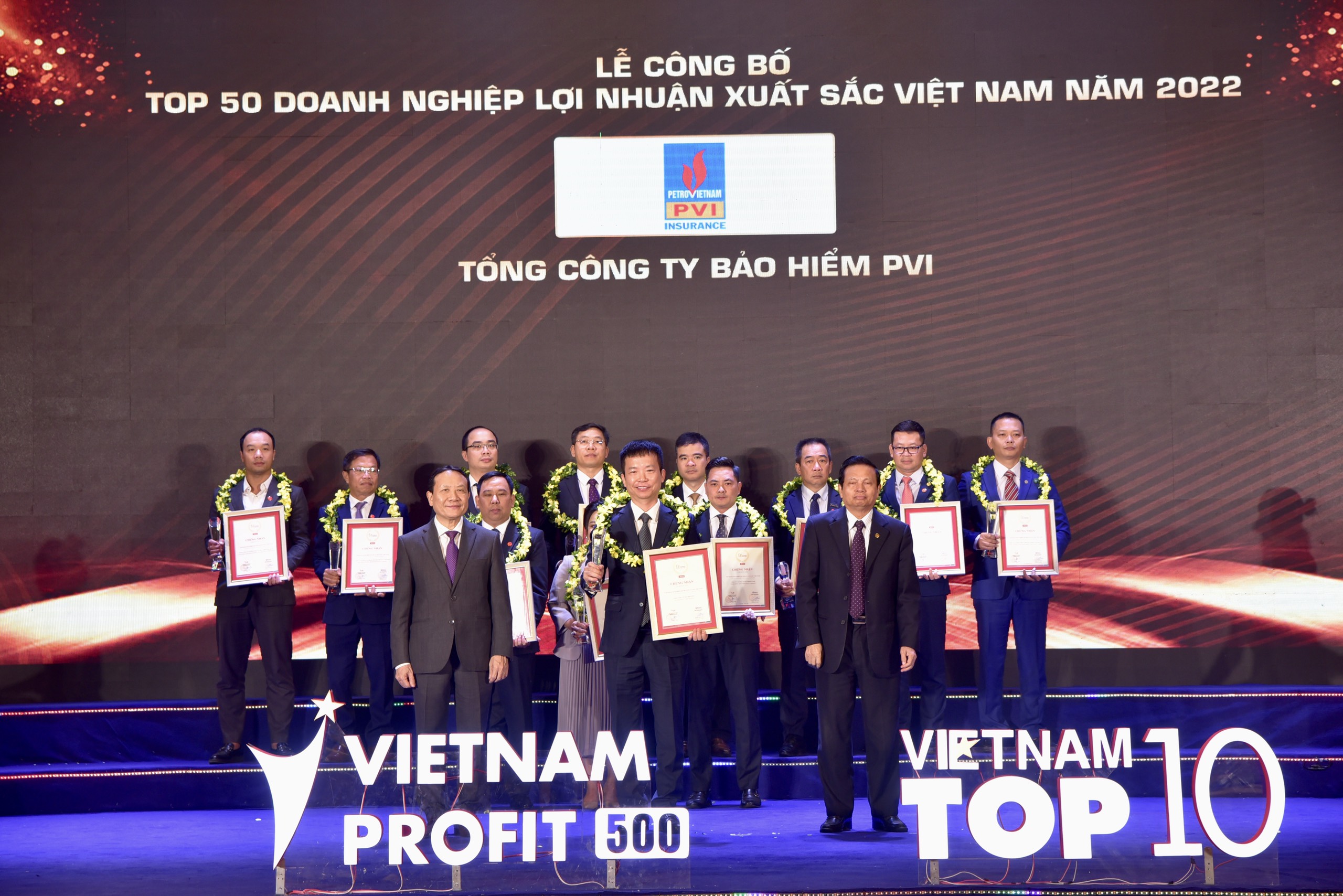 Bảo hiểm PVI đạt Top 50 doanh nghiệp lợi nhuận tốt nhất Việt Nam