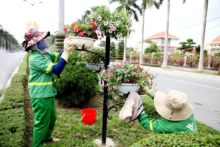 công tác chỉnh trang đô thị, các tuyến đường làng, ngõ xóm được chú trọng