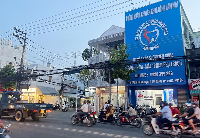 Phòng khám Nha khoa Công Nghệ Cao An Giang có địa chỉ tại phường Mỹ Bình, Tt.p Long Xuyên, tỉnh An Giang