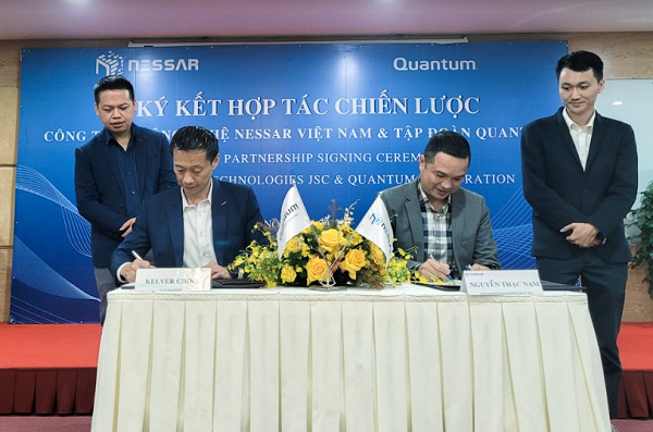 C&ocirc;ng ty Cổ phần C&ocirc;ng nghệ Nessar Việt Nam v&agrave; Tập đo&agrave;n Quantum đ&atilde; k&yacute; kết thỏa thuận hợp t&aacute;c chiến lược.