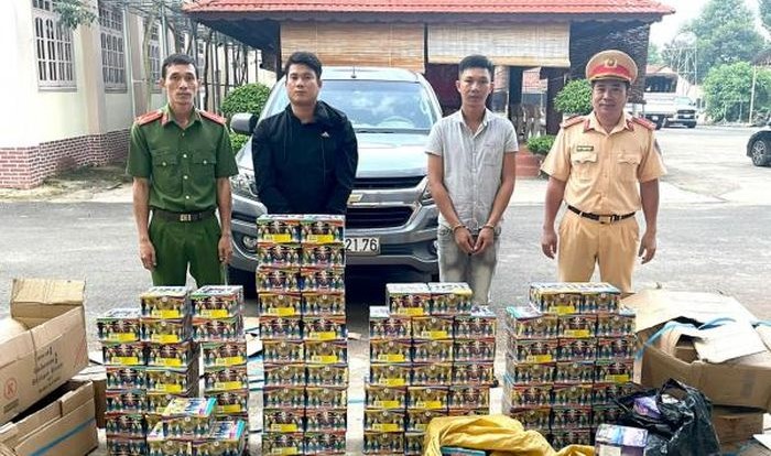 Bình Phước bắt giữ gần 180 kg pháo nổ
