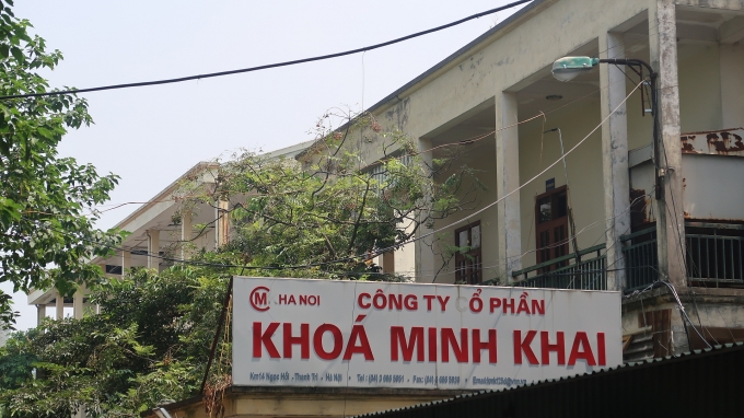 Công ty cổ phần khoá Minh Khai (địa chỉ: Km14 Ql1A Ngọc Hồi Thanh Trì Hà Nội)