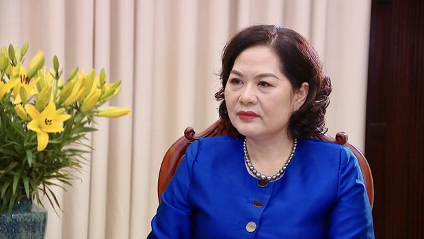 Thống đốc Ngân hàng Nhà nước Việt Nam Nguyễn Thị Hồng. Ảnh Thời báo Ngân hàng