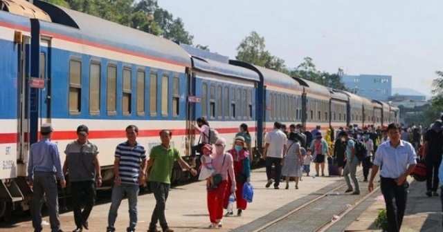 Ngành đường sắt thêm hơn 3.000 vé tàu đi khu vực miền Trung trong dịp Tết Nguyên Đán 2023