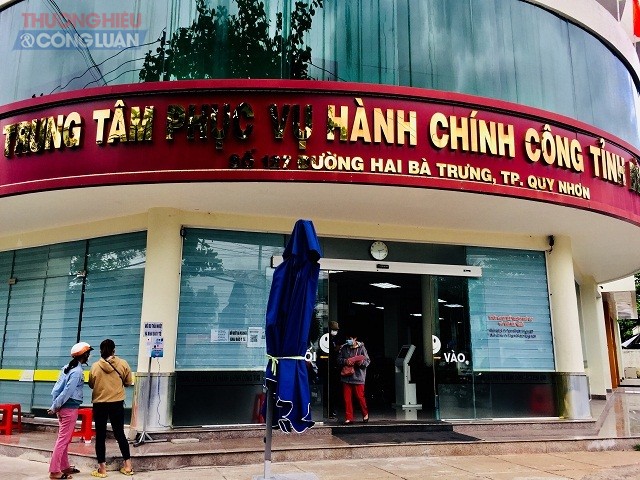 Trung tâm Phục vụ hành chính công tỉnh Bình Định.