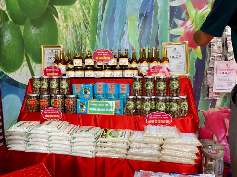 Các sản phẩm đạt OCOP cấp tỉnh và sản phẩm nông nghiệp tiềm năng của huyện Thạch Thành