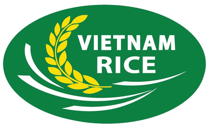 Logo chính thức của thương hiệu gạo Quốc gia Việt Nam. Gạo chất lượng của Việt Nam được xuất khẩu nhiều sang EU. Ảnh internet