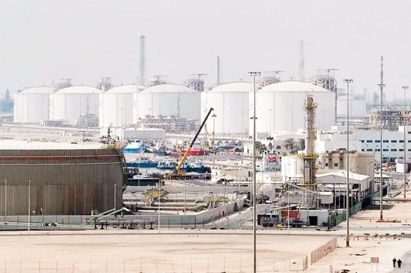 Một cơ sở sản xuất LNG của Qatar. Ảnh REUTERS