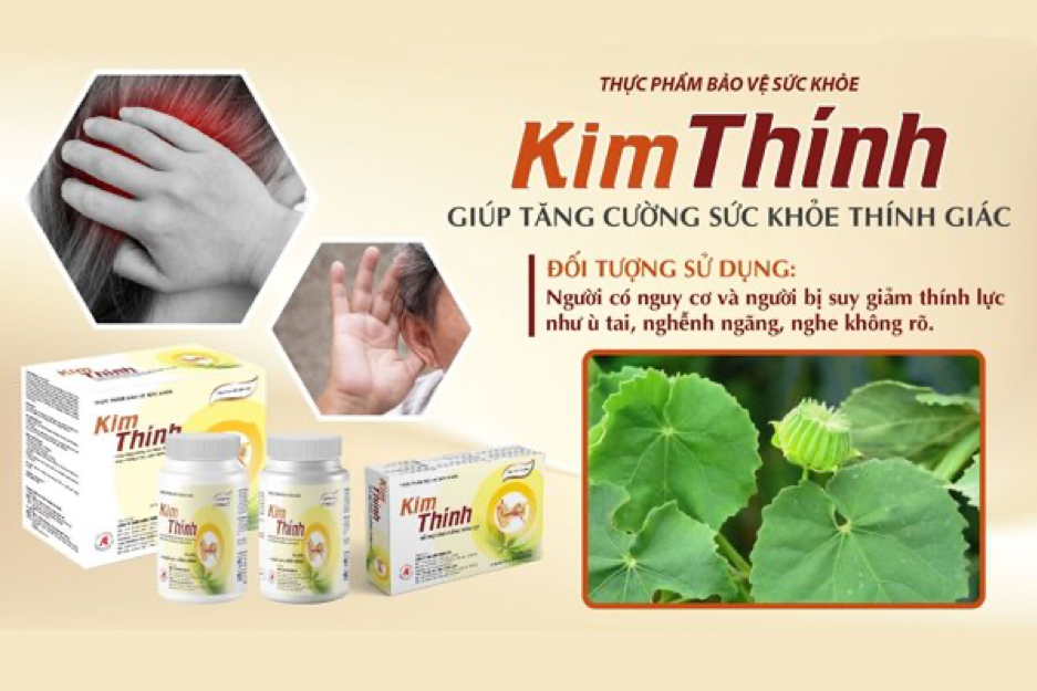 Thực phẩm bảo vệ sức khỏe Kim Thính giúp giảm ù tai phải