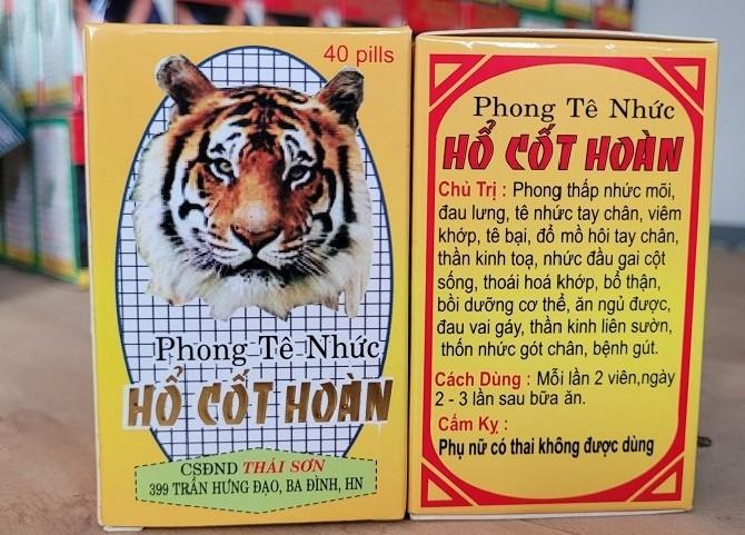 Thuốc Phong tê nhức Hổ Cốt Hoàn sản xuất tại Hà Nội là thuốc giả