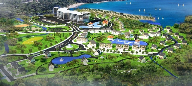 Phối cảnh dự án khu đô thị du lịch Tân Thanh, Vĩnh Hội, Phù Cát, Bình Định.