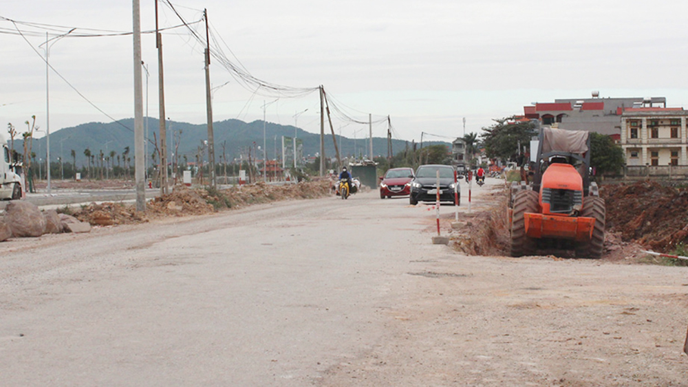 Dự án cải tạo, nâng cấp ĐT 398 đoạn từ Đồng Việt đi thị trấn Nham Biền và QL 17, đoạn từ cống Kem đi Tiền Phong đang được đẩy nhanh tiến độ thi công