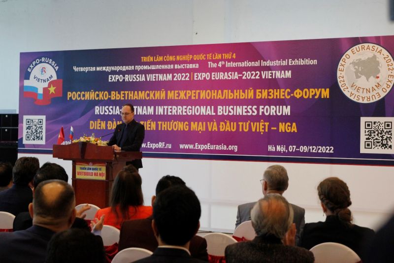 Triển lãm quốc tế Việt - Nga thu hút đông đảo doanh nghiệp tham gia