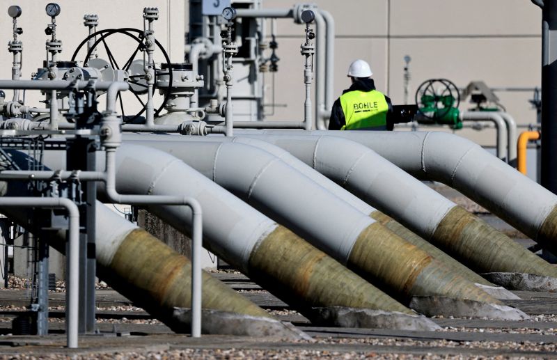 Đường ống khí đốt Nord Stream 1 tại Đức. Ảnh REUTERS