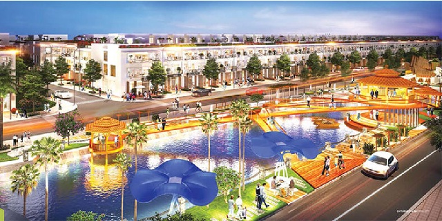 Phối cảnh Khu đô thị Long Vân. Phối cảnh Khu đô thị Long Vân.