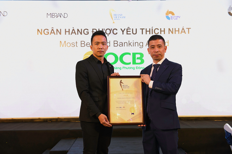 OCB được trao giải “Ngân hàng được yêu thích nhất 2022” tại Lễ trao giải Brand Vietnam Awards 2022