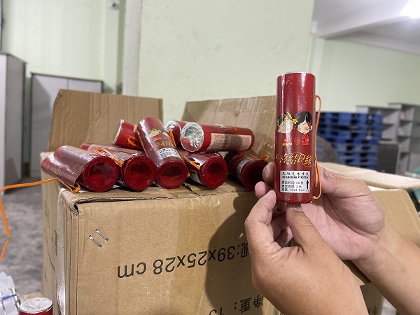 Thu giữ 2.500 viên pháo điện tại tỉnh Phú Yên