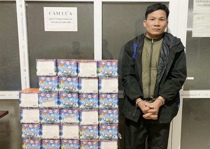 Vĩnh Phúc bắt giữ đối tượng tàng trữ, vận chuyển gần 50 kg pháo nổ trái phép