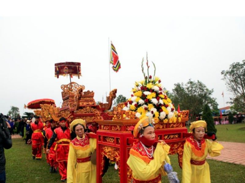 Một số hoạt động của phần Lễ trong Lễ hội Đền Trạng Trình Nguyễn Bỉnh Khiêm